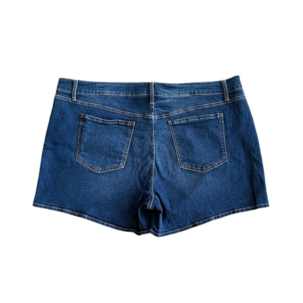 NEW! Terra & Sky women’s 24W denim high rise shorts NWT! - Picture 2 of 4